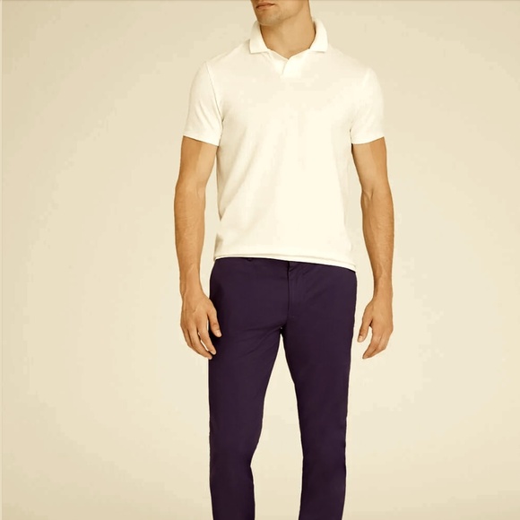 Johnny Collar Polo - Brand New - NEVER WORN - Cream - Picture 4 of 6